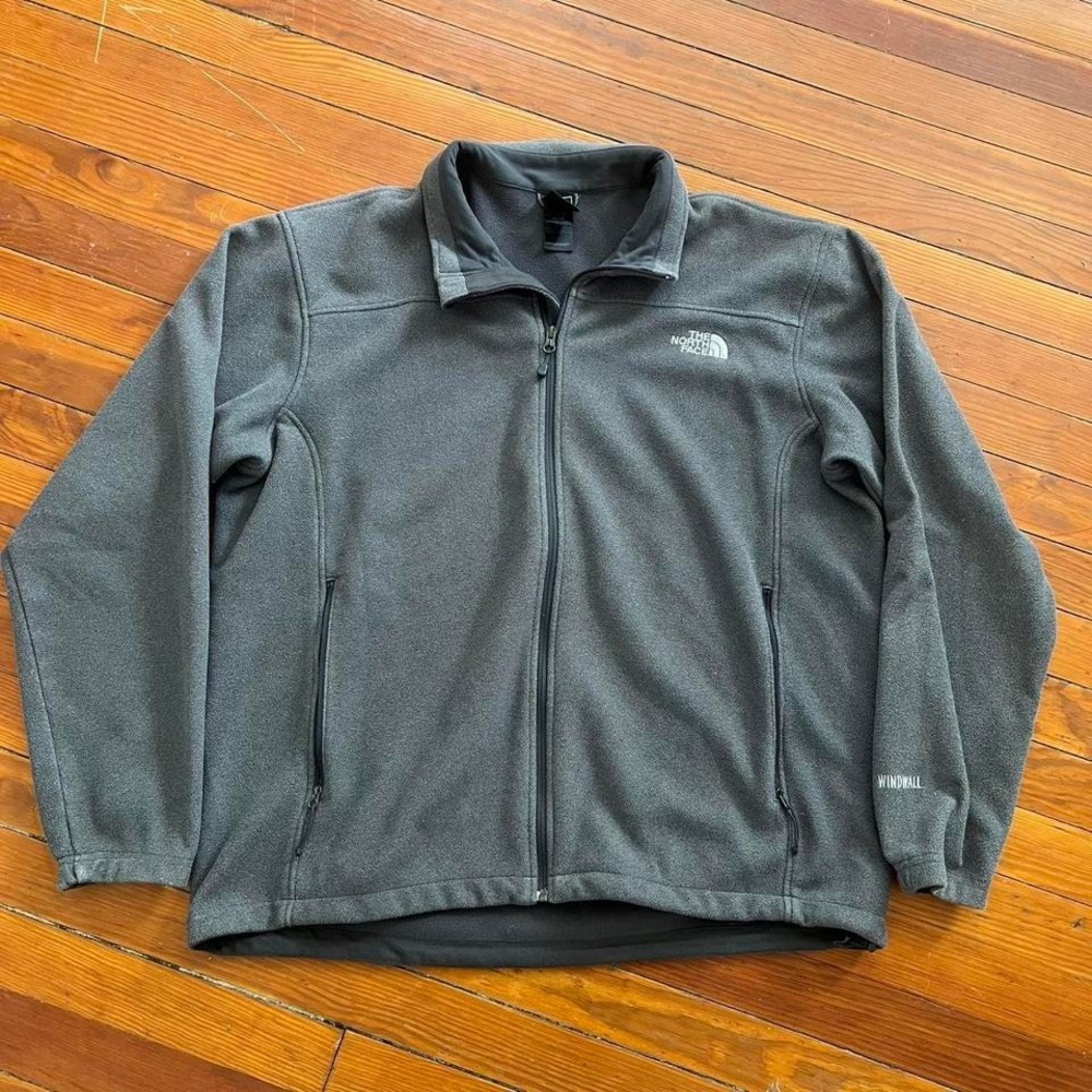 North Face Tech Multi Pocket Zip Up Fleece Size XL
